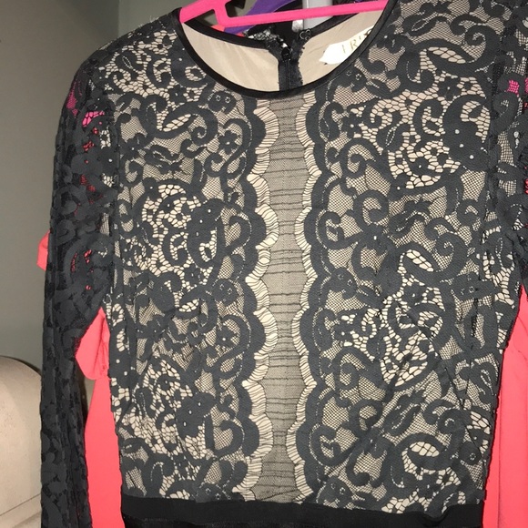 Erin Fetherstein Black Lace Romper - Picture 5 of 7